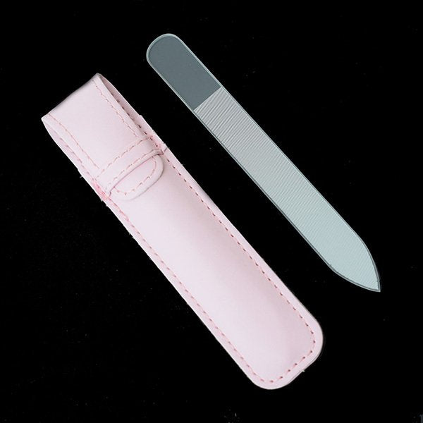 玻璃修甲銼刀-皮革