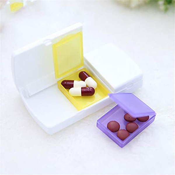 2格藥盒切藥器-塑料材質