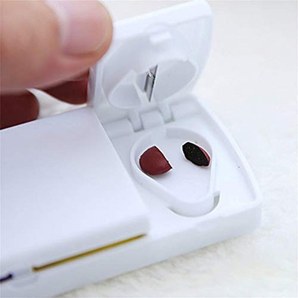 2格藥盒切藥器-塑料材質