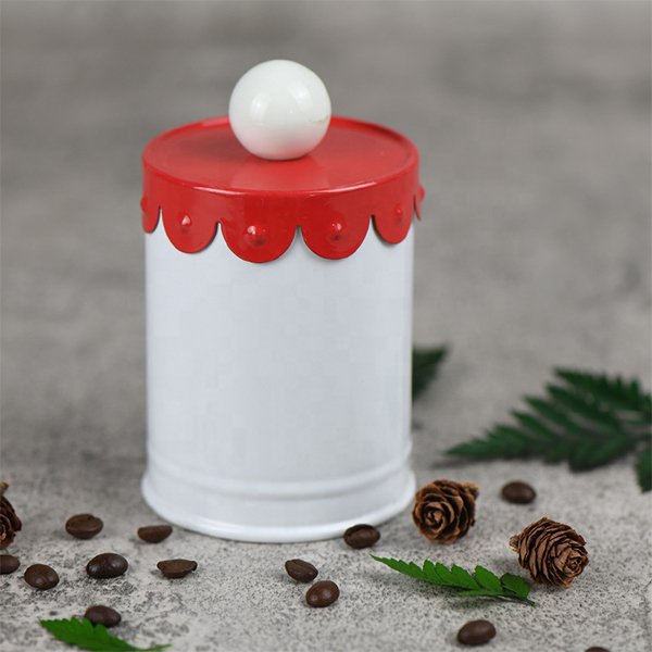 簡約棉花棒牙籤收納鐵盒