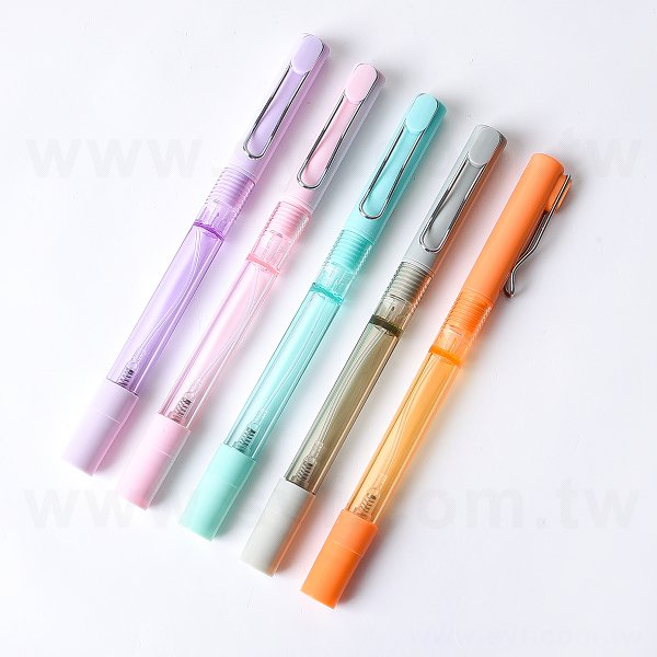 開蓋式塑料中性筆