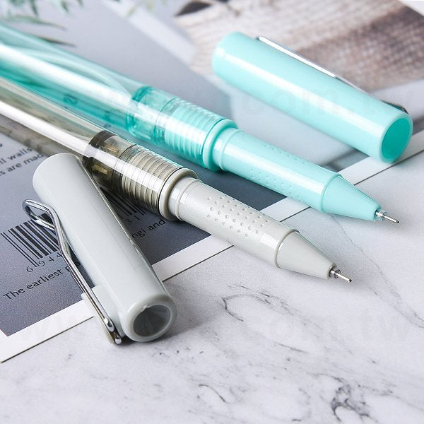 開蓋式塑料中性筆