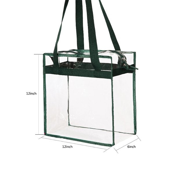 彩色加固提把PVC透明單肩包