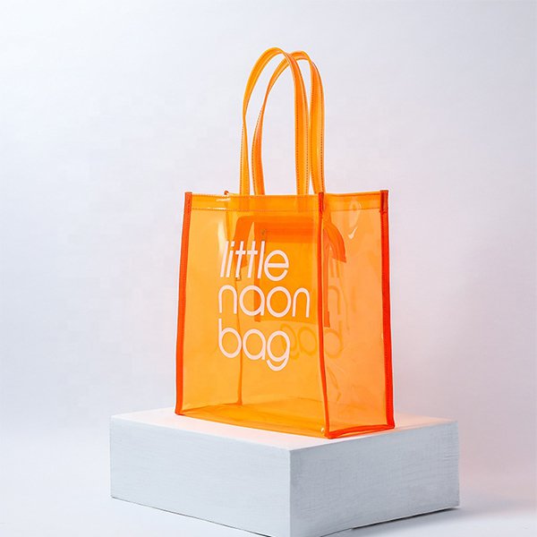 防水彩色PVC半透明手提袋