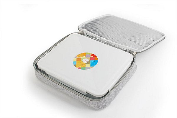 手提保冷袋-羊毛氈-拉鍊式