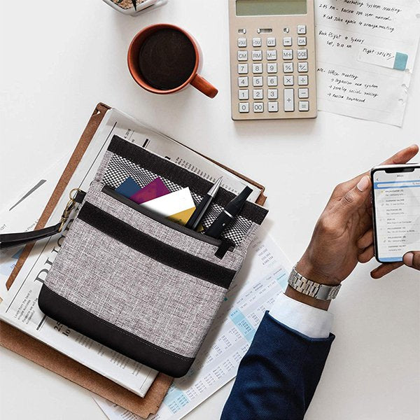 防臭掛繩300D雪花聚酯纖維手拿包