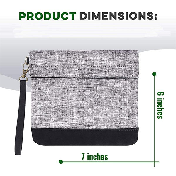 防臭掛繩300D雪花聚酯纖維手拿包