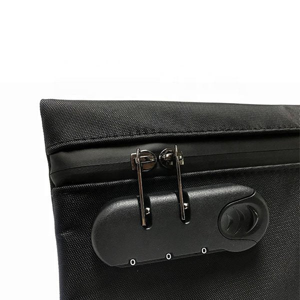 防臭便攜密碼鎖聚酯纖維手拿包