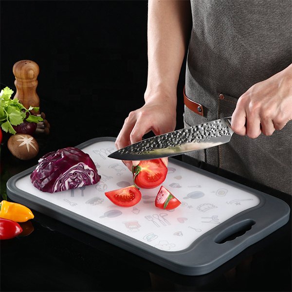 不鏽鋼雙面附磨刀器切菜砧板