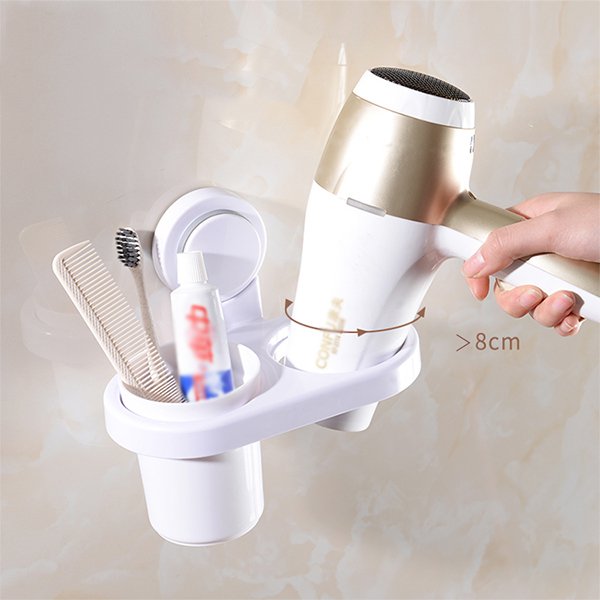 浴室壁貼式吹風機收納架