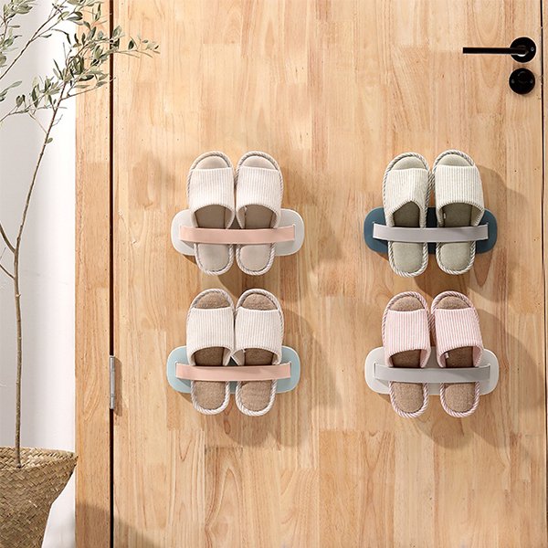 免打孔壁掛式鞋架
