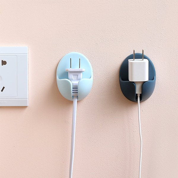 黏貼式插頭收納掛鉤