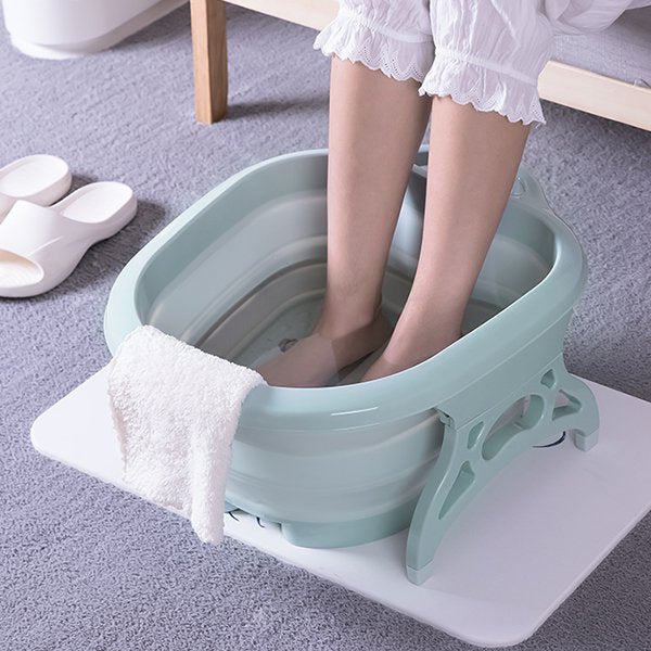 便攜摺疊式按摩泡腳盆