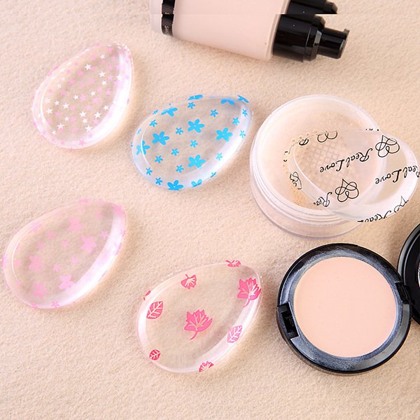 矽膠化妝海綿粉撲-水滴造型