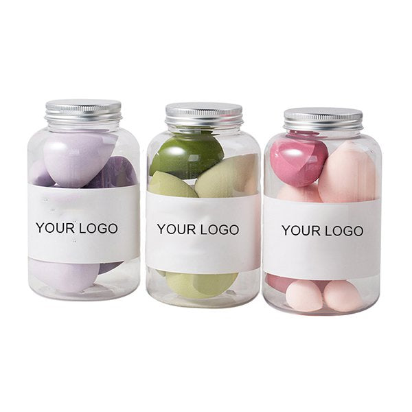 PU美妝蛋-水滴造型-透明塑料瓶