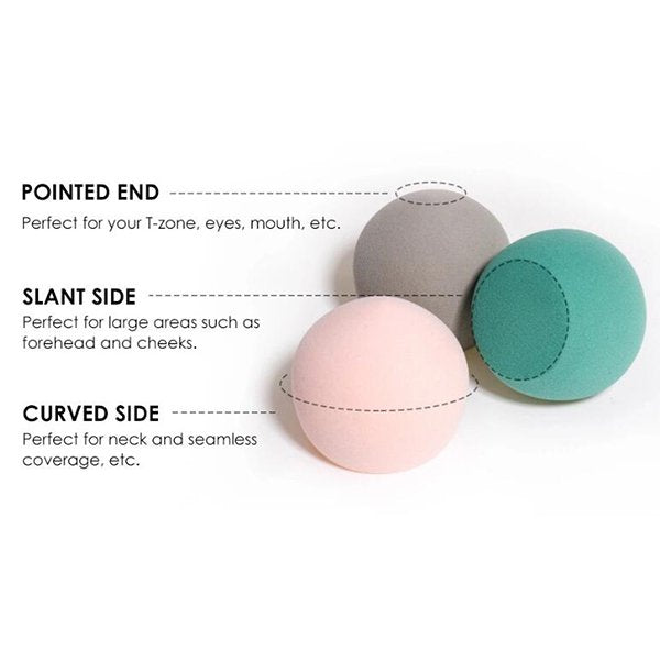 PU美妝蛋-水滴造型-透明塑料盒