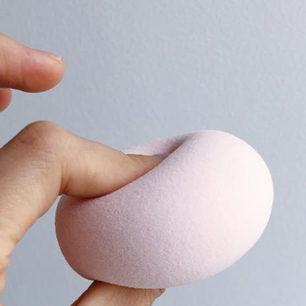 PU美妝蛋-水滴造型-透明塑料盒