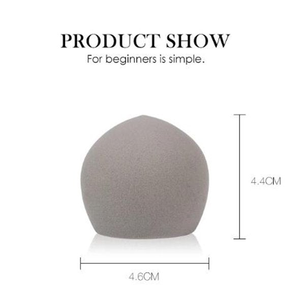 PU美妝蛋-水滴造型-透明塑料盒