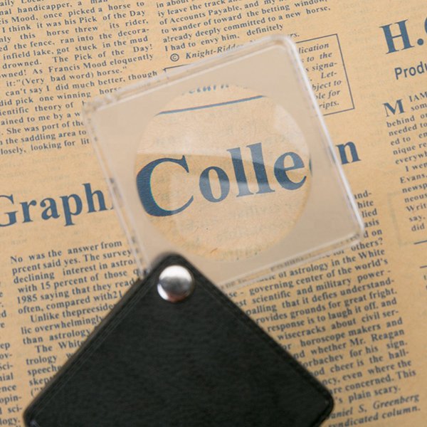 5倍ABS塑料放大鏡-方形