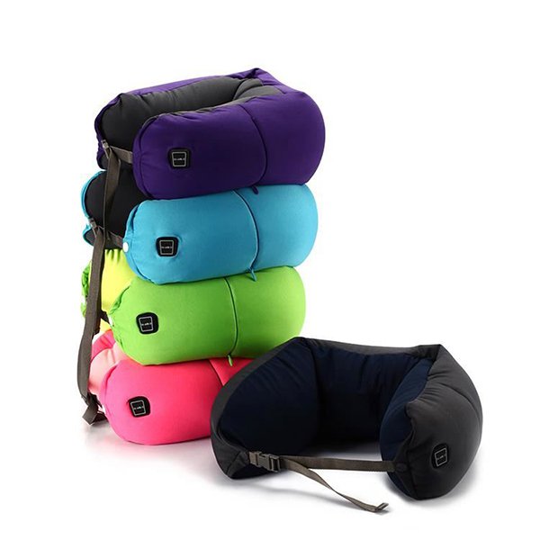 可摺疊繩扣式USB加熱頸枕