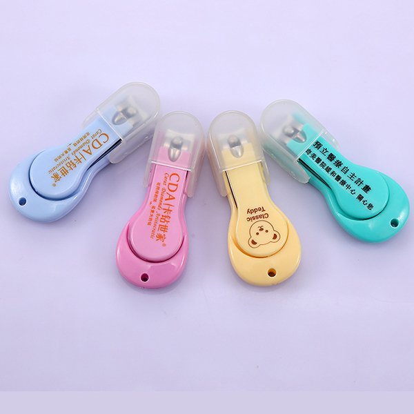 指甲剪-黃色塑料手柄