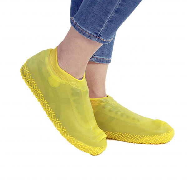 彩色防水防滑矽膠鞋套