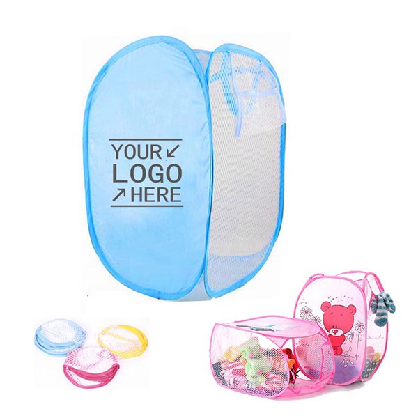 摺疊彈出式洗衣籃