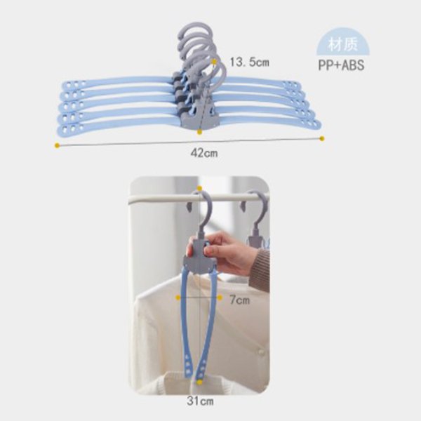 旅行可折疊便攜式曬衣架-塑料