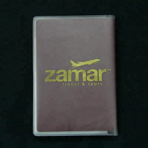 透明霧膜PVC護照套