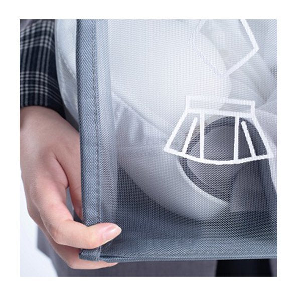 可摺疊附手提帶洗衣藍-大