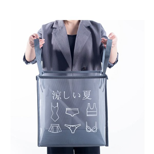 可摺疊附手提帶洗衣藍