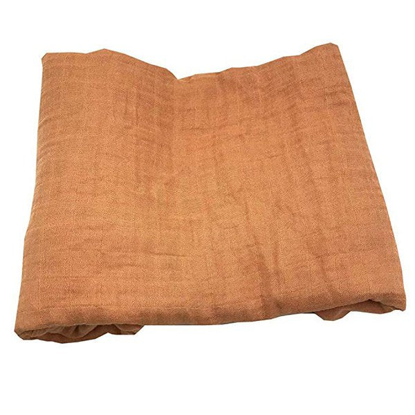 抓皺有機竹節棉空調毯