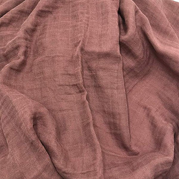 抓皺有機竹節棉空調毯