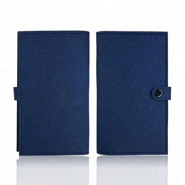 時尚簡約毛氈布護照套