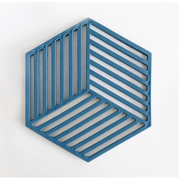 簡約環保六角形PVC餐墊