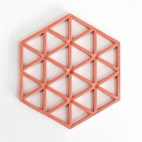 簡約環保六角形PVC餐墊