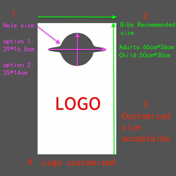 拋棄式PE餐廳圍兜