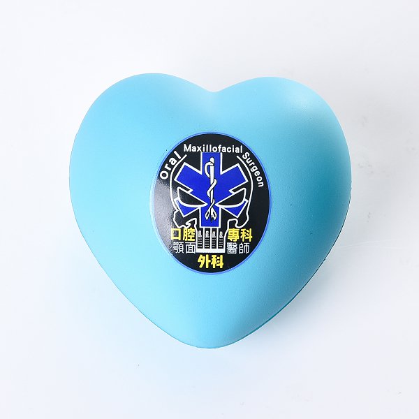 壓力球-中彈PU減壓球/愛心造型發洩球-可客製化禮贈品(同75EA-0005)