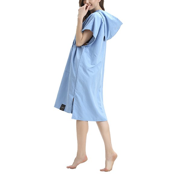 素面款斗篷沙灘毛巾衣