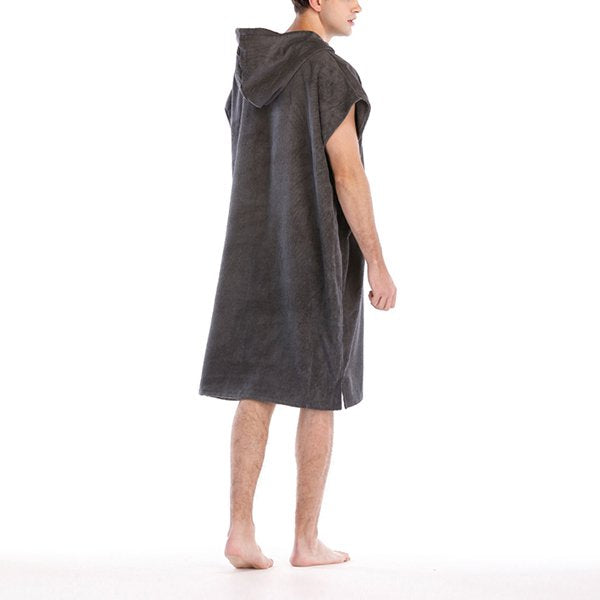 素面款斗篷沙灘毛巾衣