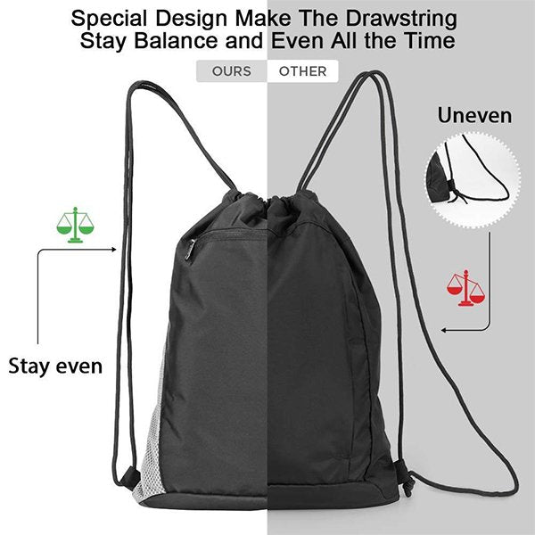 附肩墊420D聚酯纖維束口袋