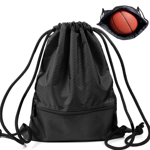 防水蜂巢紋聚酯纖維束口袋