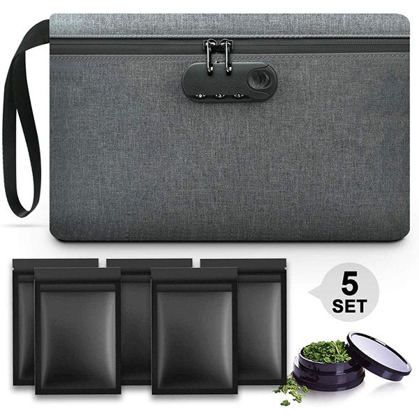 防臭密碼鎖掛繩牛津手拿包