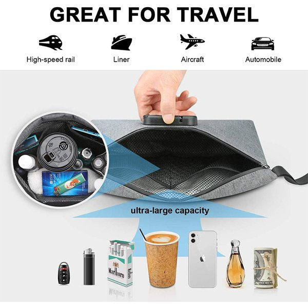 防臭密碼鎖掛繩牛津手拿包