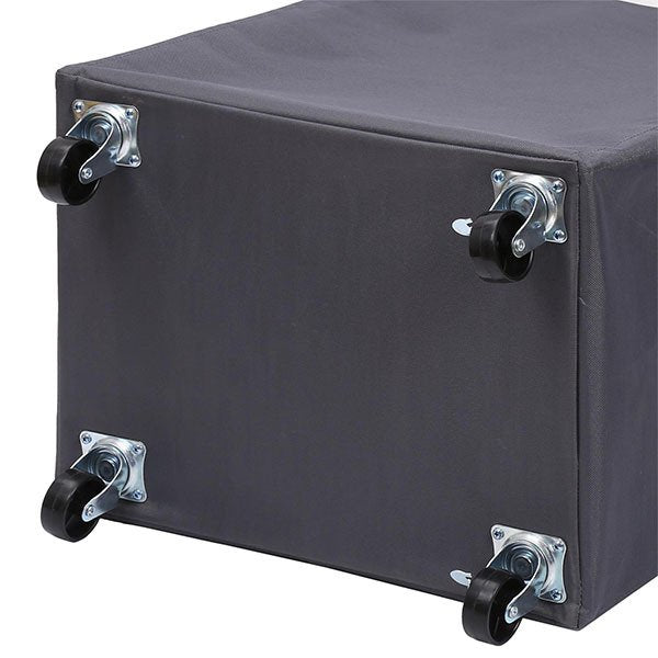 大尺寸附輪子可摺疊洗衣籃