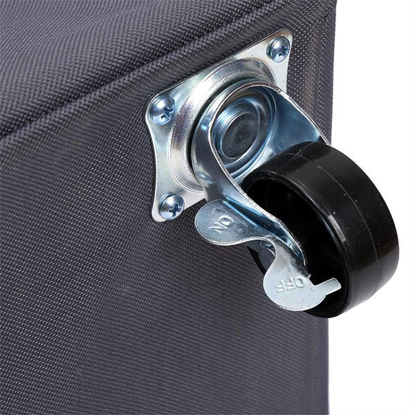 大尺寸附輪子可摺疊洗衣籃