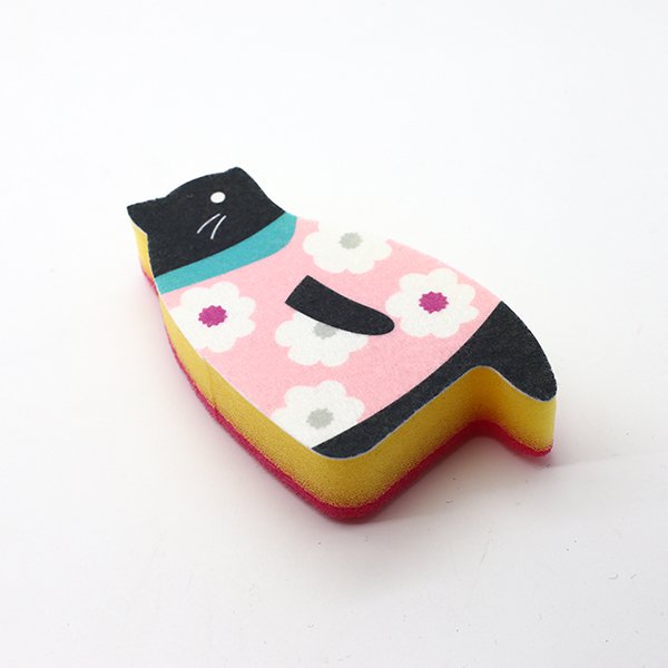 海綿菜瓜布-貓咪造型