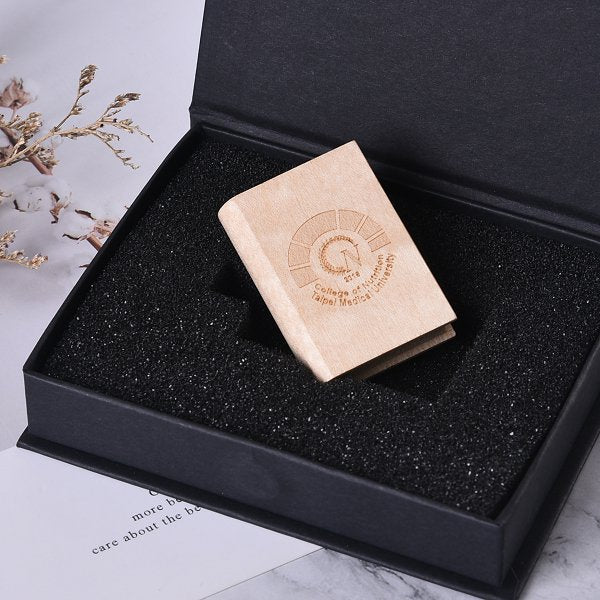 書本造型木製隨身碟