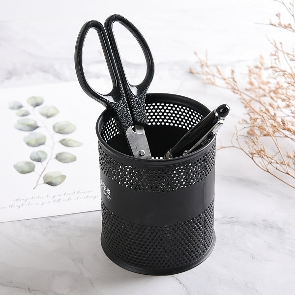 金屬鐵簍空筆筒