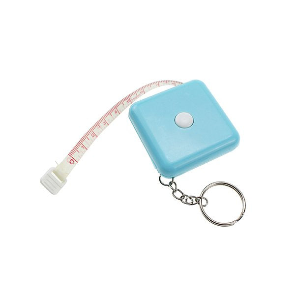 塑料捲尺-方形造型鑰匙圈